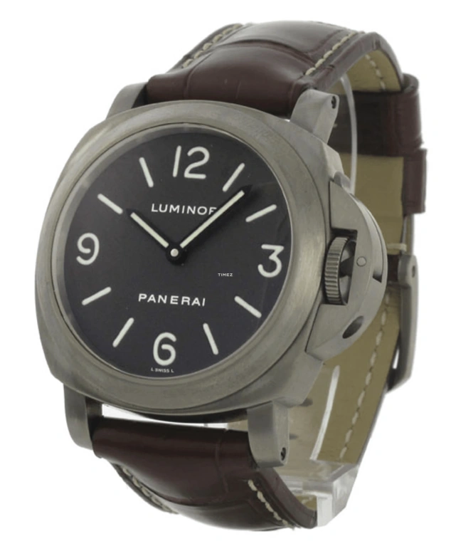 Panerai,Luminor 44mm,44mm,Titanium,Brown,Handwound,56hours,In-house Caliber,PAM00116