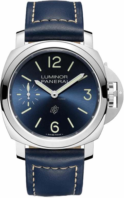 Panerai,Luminor 44mm,44mm,Stainless Steel,Blue,Handwound,72hours,In-house Caliber,PAM01085