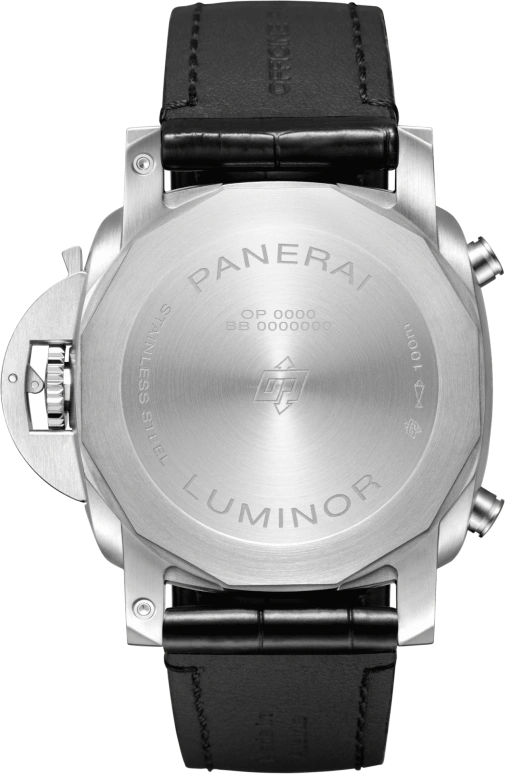 Panerai,Luminor 1950 44mm,44mm,Stainless Steel,White,Automatic,Chronograph,42hours,PAM01218