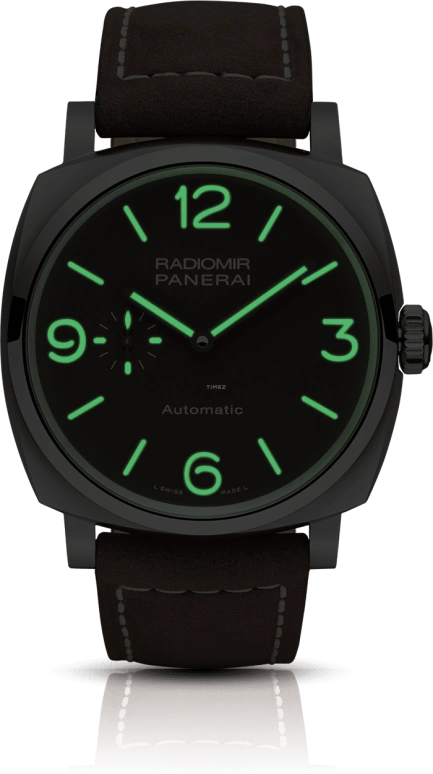Panerai,Radiomir 1940 45mm,45mm,Titanium,Brown,Automatic,Day,Power Reserve Indicator,PAM00619