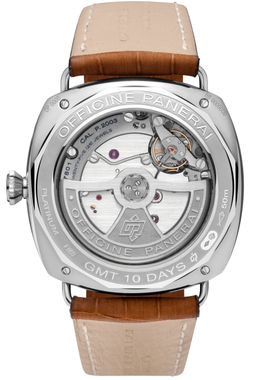 Panerai,Radiomir 46mm,46mm,Platinum,Black,Automatic,Day,Power Reserve Indicator,Dule Time,Day / Night Indication,240hours,In-house Caliber,PAM00495