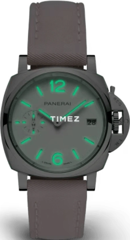 Panerai,Luminor 38mm,38mm,Stainless Steel,White,Automatic,Day,72hours,PAM01425