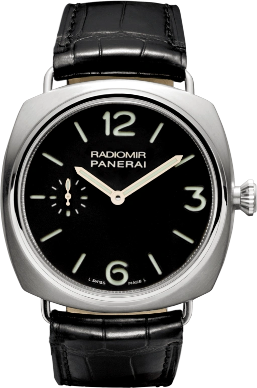 Panerai,Radiomir 47mm,47mm,Titanium,Black,Handwound,55hours,In-house Caliber,PAM00309
