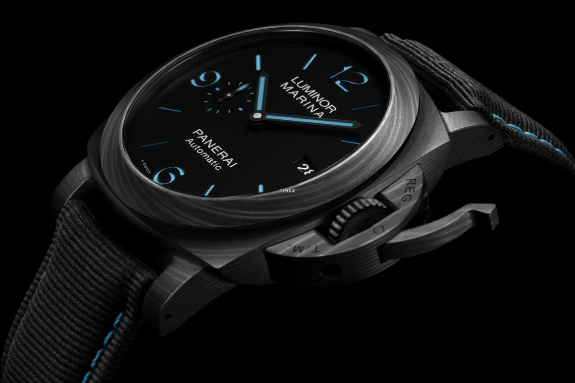 Panerai,Luminor 44mm,44mm,Carbon,Black,Automatic,Day,72hours,PAM02661