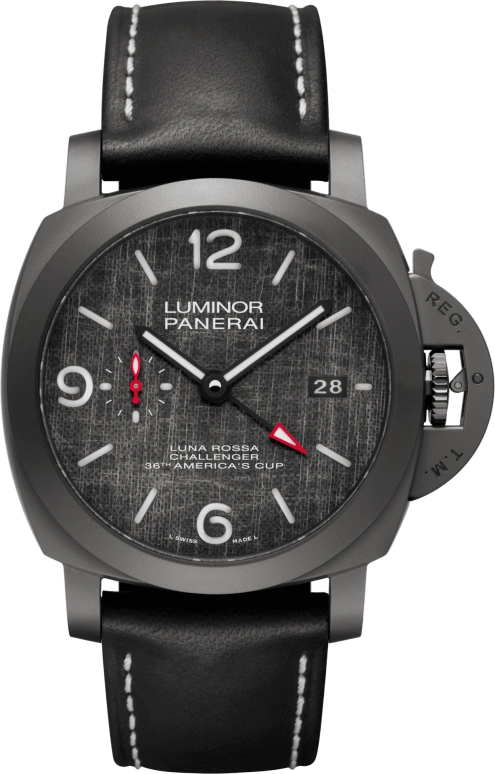 Panerai,Luminor 1950 44mm,44mm,Titanium,Grey,Automatic,Date,72hours,PAM01036