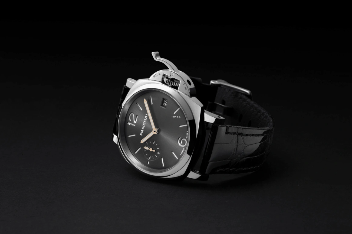 Panerai,Luminor Due 38mm,38mm,Stainless Steel,Black,Automatic,Day,72hours,PAM01247