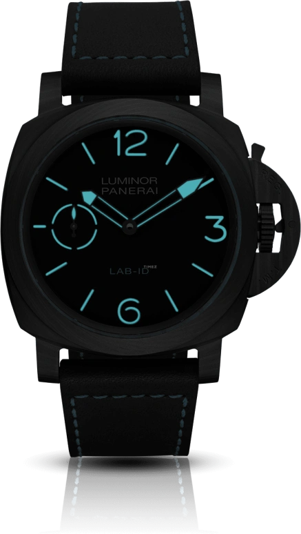 Panerai,Luminor 1950 49mm,49mm,Titanium,Carbon,Black,Handwound,Power Reserve Indicator,72hours,PAM00700