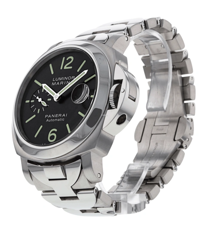 Panerai,Luminor 44mm,44mm,Stainless Steel,Black,Automatic,Day,42hours,PAM00220