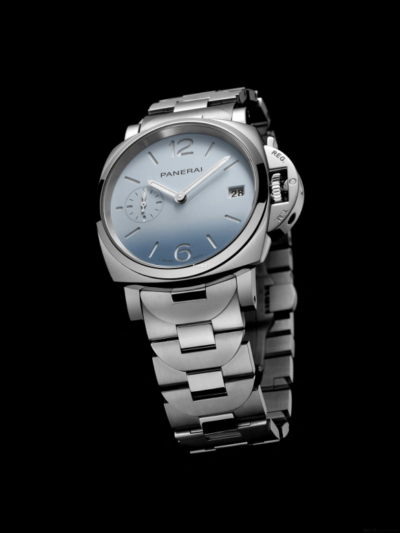 Panerai,Luminor Due 38mm,38mm,Stainless Steel,Blue,Automatic,Day,72hours,PAM01309