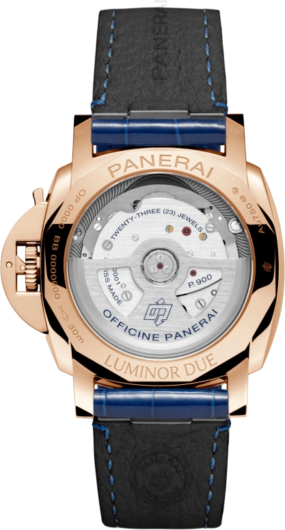 Panerai,Luminor Due 38mm,38mm,Red Gold,White,Automatic,Moonphase,72hours,PAM01181