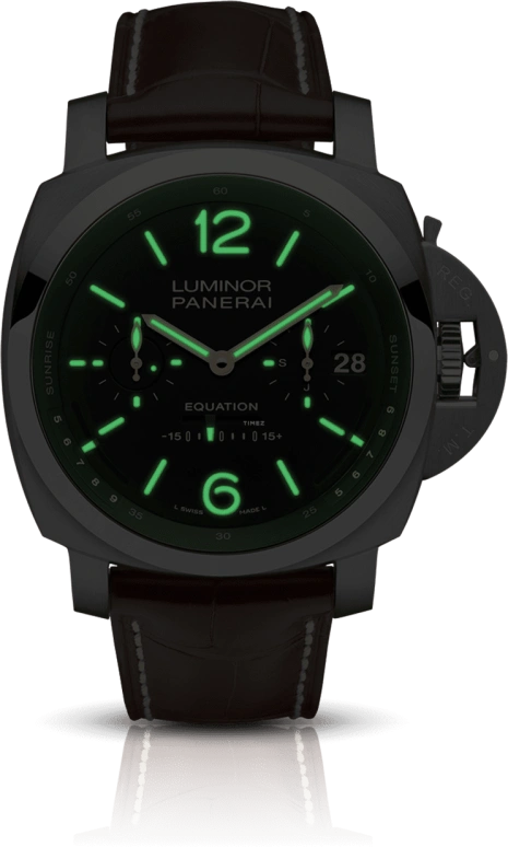 Panerai,Luminor 1950 50mm,50mm,White Gold,Black,Handwound,Month,Date,Power Reserve Indicator,Tourbillon Escapement,96hours,In-house Caliber,PAM36502