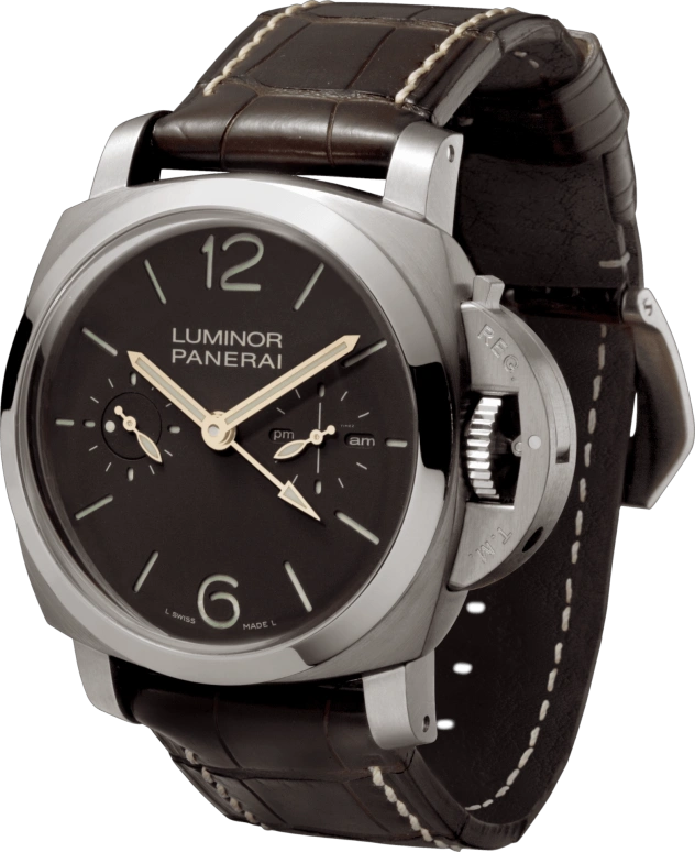 Panerai,Luminor 1950 47mm,47mm,Titanium,Black,Handwound,Power Reserve Indicator,Dule Time,Tourbillon,Day / Night Indication,144hours,In-house Caliber,PAM00306