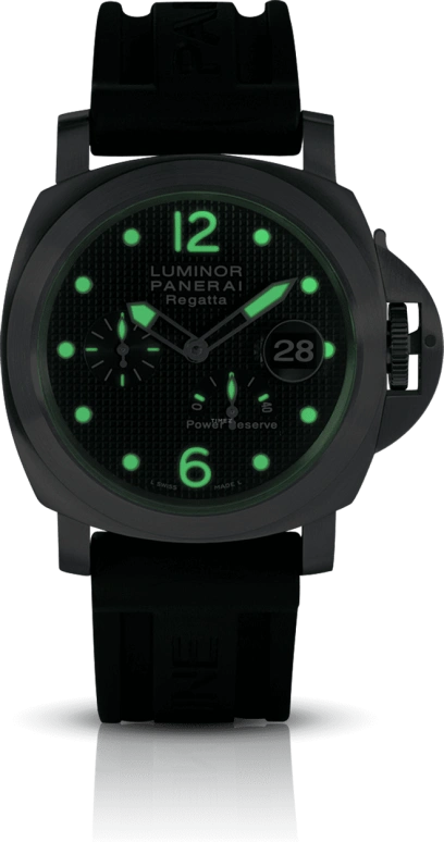 Panerai,Luminor 44mm,44mm,Stainless Steel,Black,Automatic,Date,Power Reserve Indicator,PAM00222