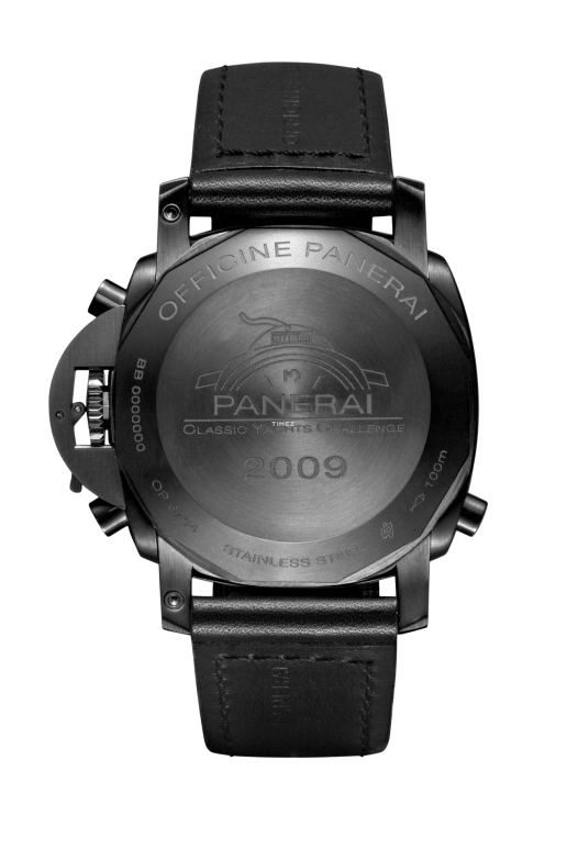 Panerai,Luminor 1950 44mm,44mm,Stainless Steel,Black,Automatic,Chronograph,Rattrapante,PAM00332