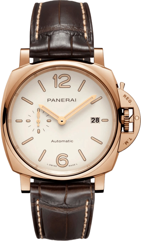 Panerai,Luminor Due 42mm,42mm,Goldtech,White,Automatic,Date,72hours,PAM01042