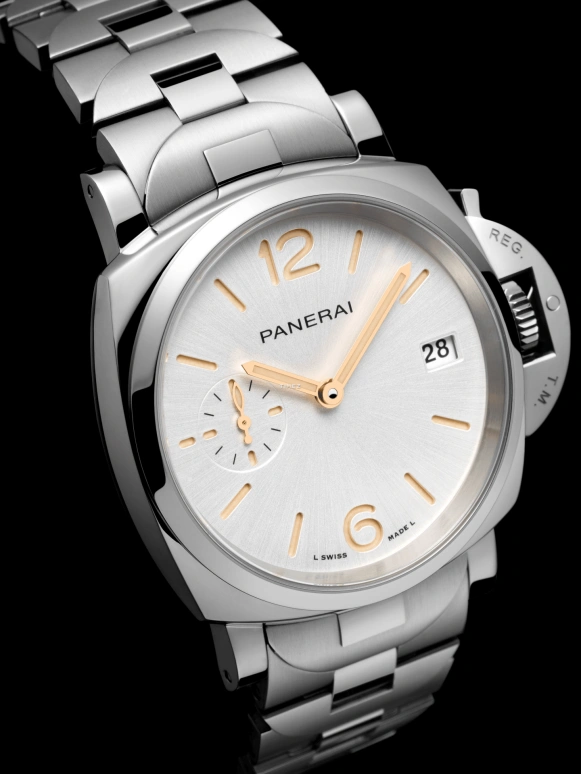 Panerai,Luminor Due 38mm,38mm,Stainless Steel,Silver,Automatic,Day,72hours,PAM01508