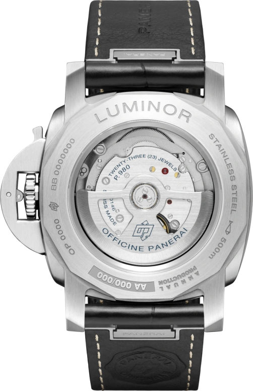 Panerai,Luminor 44mm,44mm,Stainless Steel,White,Automatic,Day,72hours,PAM03314