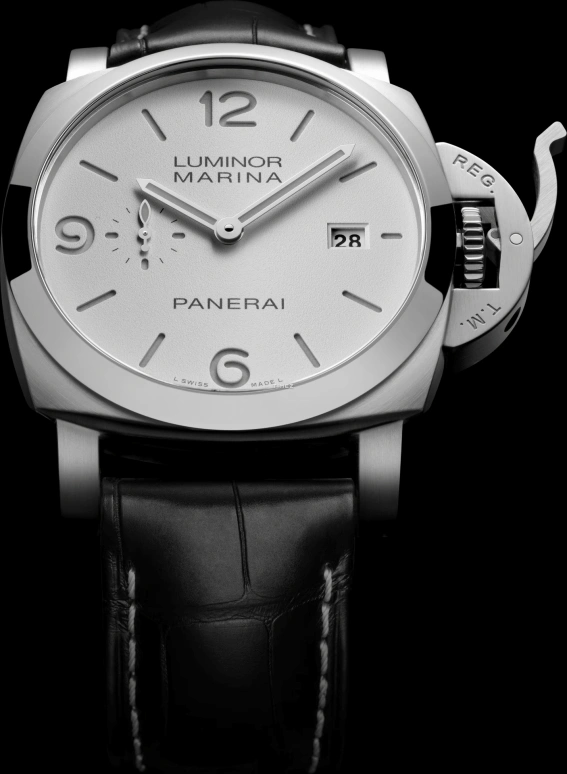 Panerai,Luminor 44mm,44mm,Stainless Steel,White,Automatic,Day,72hours,PAM03314