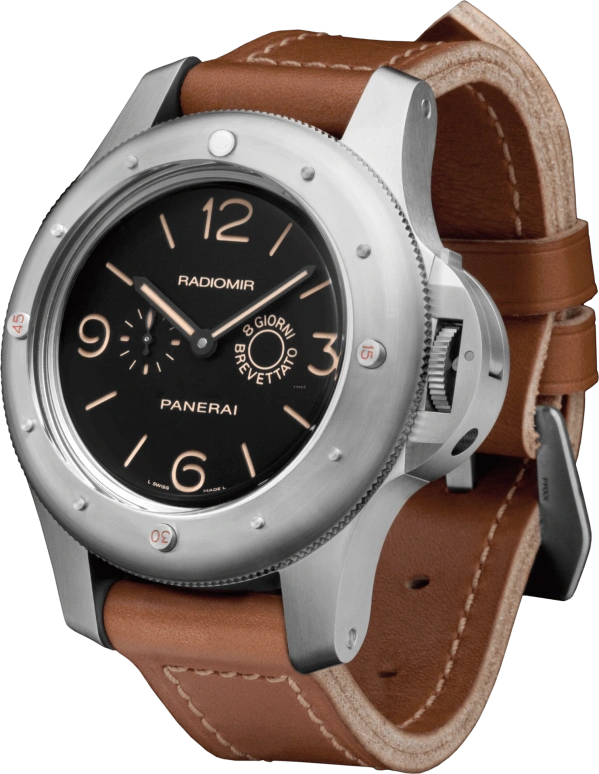 Panerai,Radiomir 60mm,60mm,Titanium,Black,Handwound,192hours,In-house Caliber,PAM00341