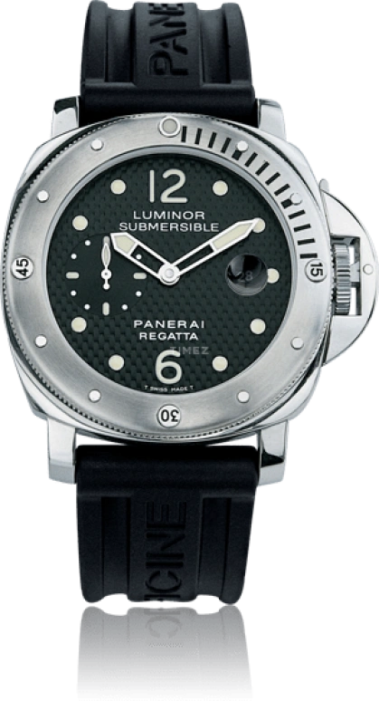 Panerai,Submersible 44mm,44mm,Stainless Steel,Black,Automatic,Day,42hours,PAM00199
