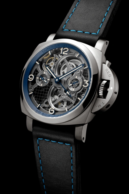 Panerai,Luminor 1950 48mm,48mm,Titanium,Skeleton,Handwound,Power Reserve Indicator,Dule Time,Tourbillon,Day / Night Indication,144hours,In-house Caliber,PAM00767