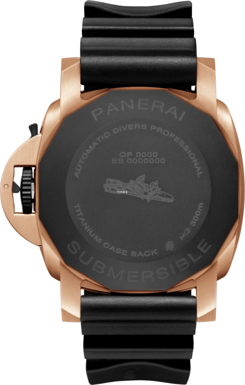 Panerai,Submersible 44mm,44mm,Goldtech,Black,Automatic,Day,72hours,PAM02070