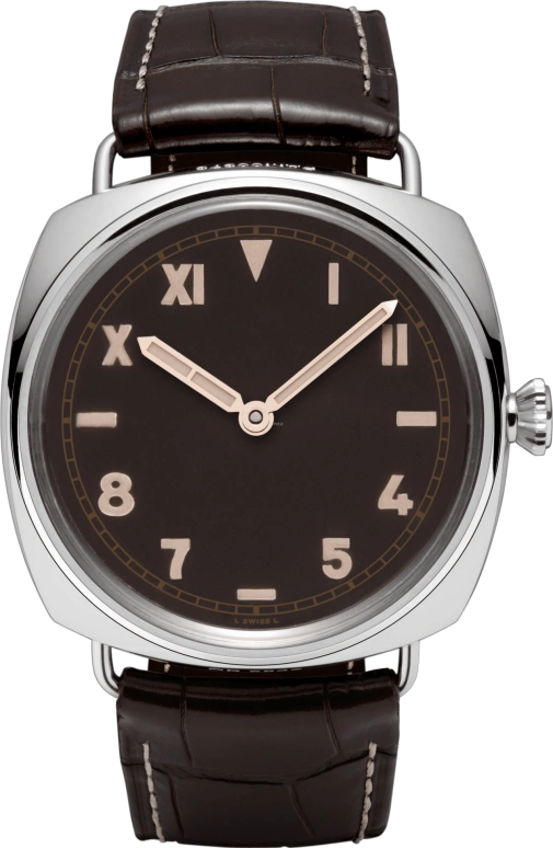 Panerai,Radiomir 47mm,47mm,White Gold,Brown,Handwound,Day,72hours,PAM00376