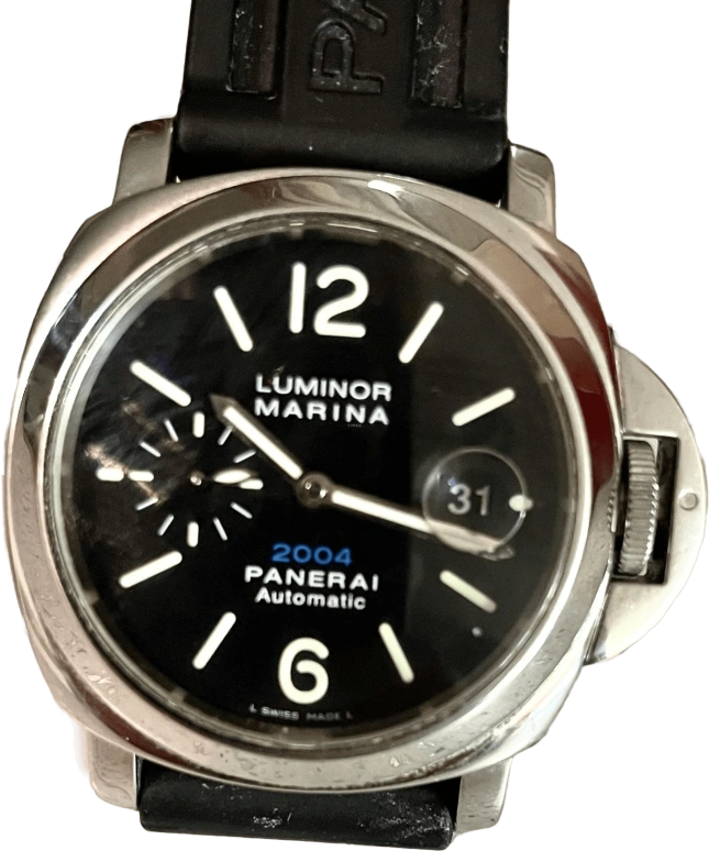 Panerai,Luminor 44mm,44mm,Stainless Steel,Black,Automatic,Date,42hours,PAM00178