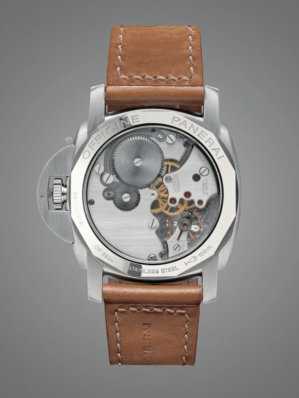 Panerai,Luminor 1950 47mm,47mm,Stainless Steel,Brown,Handwound,Power Reserve Indicator,192hours,PAM00203
