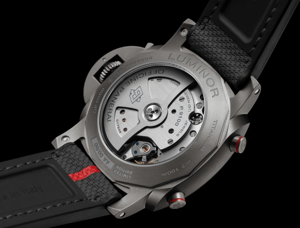 Panerai,Luminor 44mm,44mm,Titanium,Grey,Automatic,Chronograph,Flyback,Rattrapante,PAM01654
