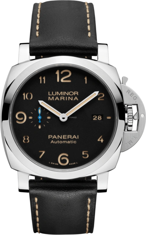 Panerai,Luminor 1950 44mm,44mm,Stainless Steel,Black,Automatic,Date,72hours,PAM01359