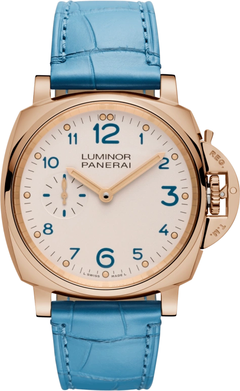 Panerai,Luminor Due 42mm,42mm,Rose Gold,White,Handwound,72hours,In-house Caliber,PAM00741