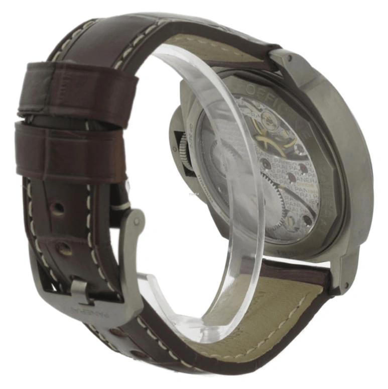 Panerai,Luminor 44mm,44mm,Titanium,Brown,Handwound,56hours,In-house Caliber,PAM00116