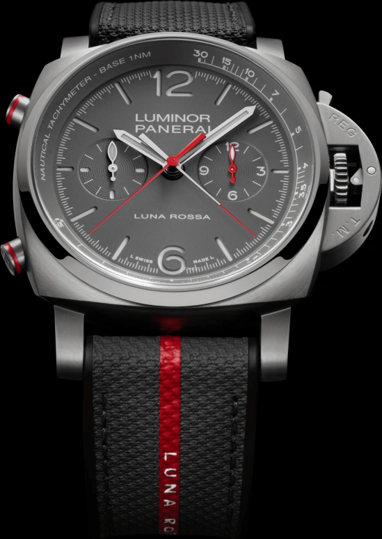 Panerai,Luminor 44mm,44mm,Titanium,Grey,Automatic,Chronograph,Flyback,Rattrapante,PAM01654