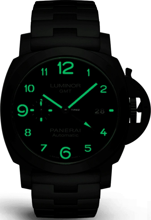Panerai,Luminor 1950 44mm,44mm,Titanium,Ceramic,Black,Automatic,Date,72hours,PAM01438