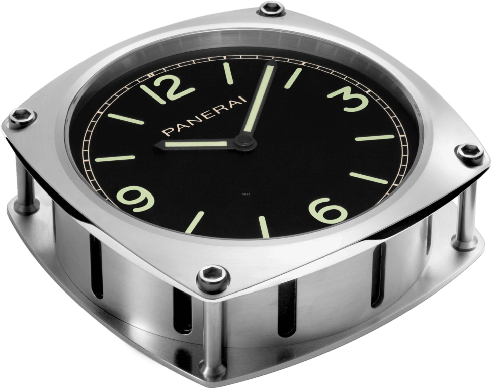 Panerai,Clocks & Instruments 200mm,200mm,Stainless Steel,Black,Mineral,Cushion,PAM00585