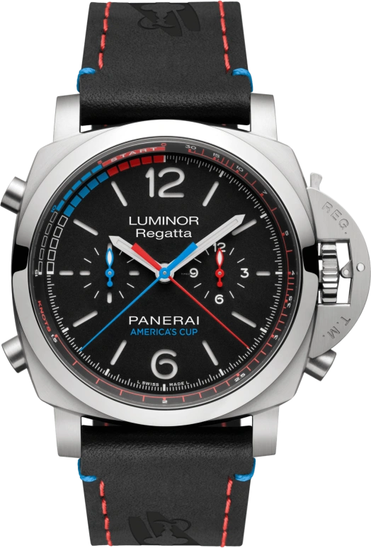 Panerai,Luminor 1950 47mm,47mm,Titanium,Black,Automatic,Chronograph,Flyback,Column Wheel,PAM00726