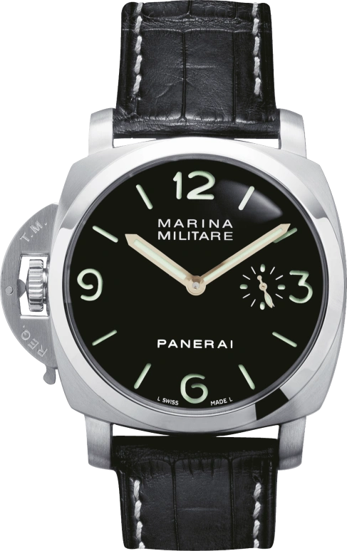 Panerai,Luminor 1950 47mm,47mm,Stainless Steel,Black,Handwound,56hours,In-house Caliber,PAM00217