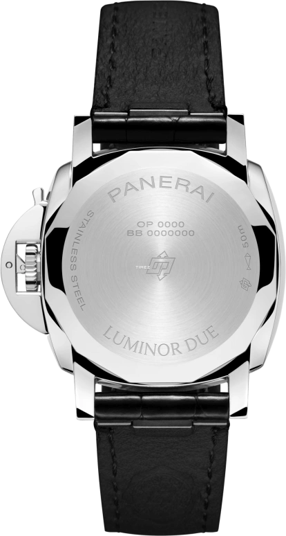 Panerai,Luminor 38mm,38mm,Stainless Steel,Black,Automatic,Day,72hours,PAM01552