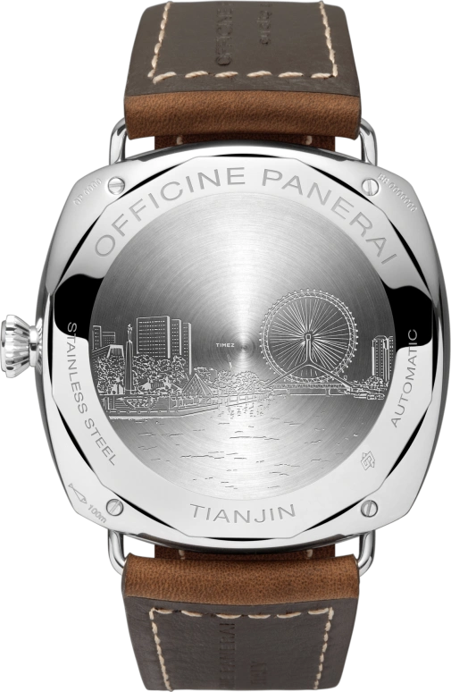 Panerai,Radiomir 47mm,47mm,Stainless Steel,Black,Automatic,Day,Power Reserve Indicator,Dule Time,Day / Night Indication,240hours,In-house Caliber,PAM00596