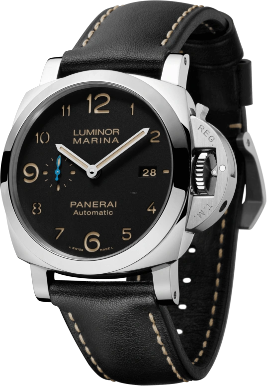 Panerai,Luminor 1950 44mm,44mm,Stainless Steel,Black,Automatic,Date,72hours,PAM01359