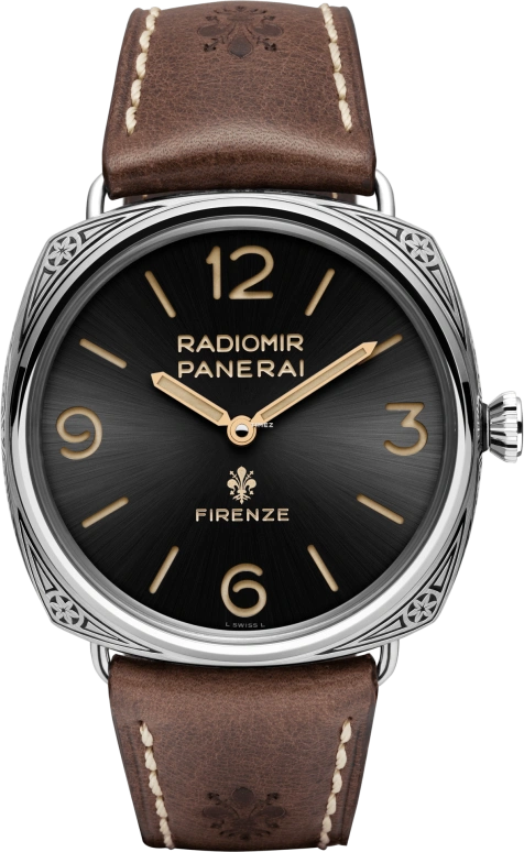 Panerai,Radiomir 47mm,47mm,Stainless Steel,Black,Handwound,72hours,In-house Caliber,PAM00672