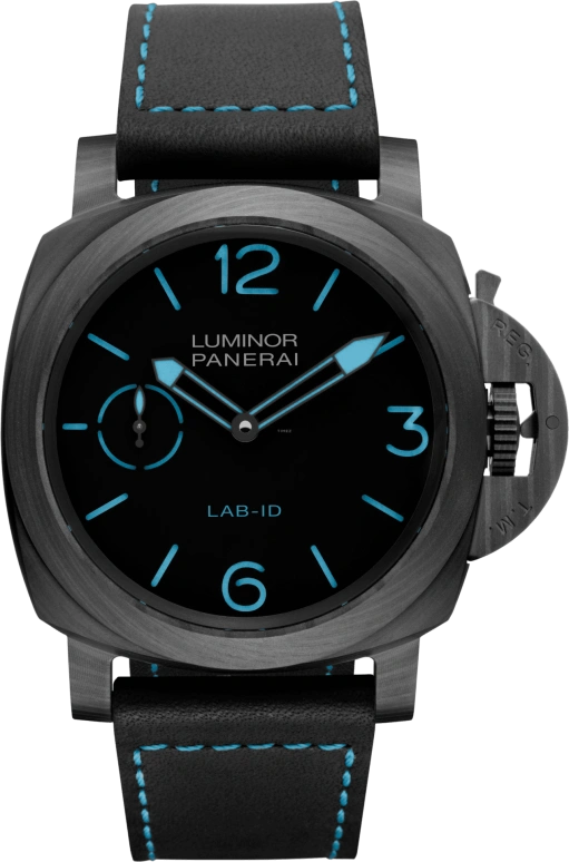 Panerai,Luminor 1950 49mm,49mm,Titanium,Carbon,Black,Handwound,Power Reserve Indicator,72hours,PAM00700