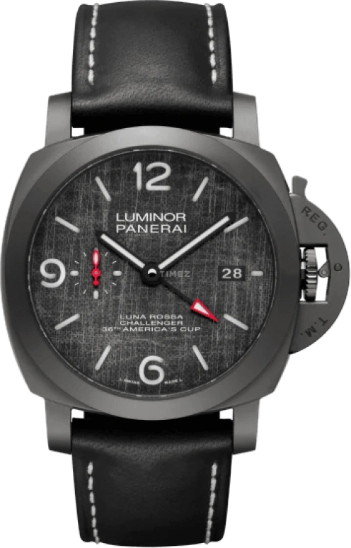 Panerai,Luminor 1950 44mm,44mm,Titanium,Grey,Automatic,Date,72hours,PAM01036