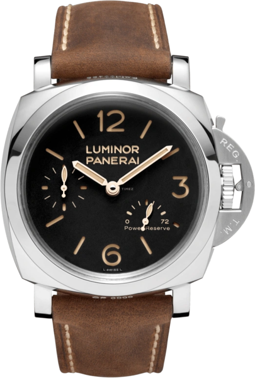 Panerai,Luminor 1950 47mm,47mm,Stainless Steel,Black,Handwound,Power Reserve Indicator,72hours,PAM00423