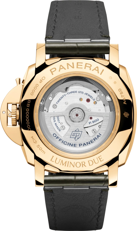 Panerai,Luminor 42mm,42mm,Yellow Gold,Green,Automatic,Day,72hours,PAM01423