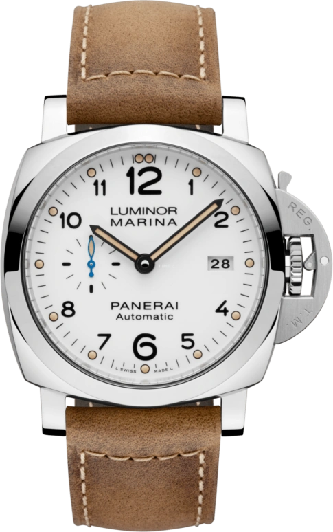 Panerai,Luminor 1950 44mm,44mm,Stainless Steel,White,Automatic,Date,72hours,PAM01499