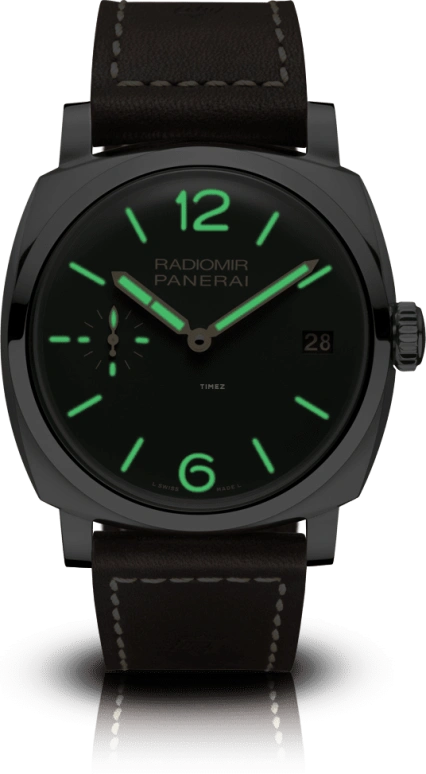 Panerai,Radiomir 1940 47mm,47mm,Titanium,Green,Handwound,Day,72hours,PAM00736