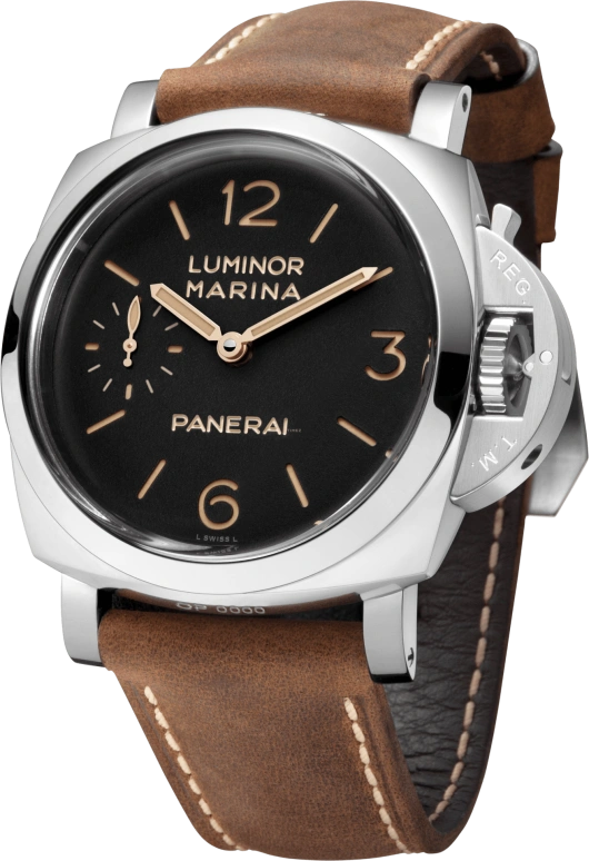 Panerai,Luminor 1950 47mm,47mm,Stainless Steel,Black,Handwound,Date,Power Reserve Indicator,PAM00422