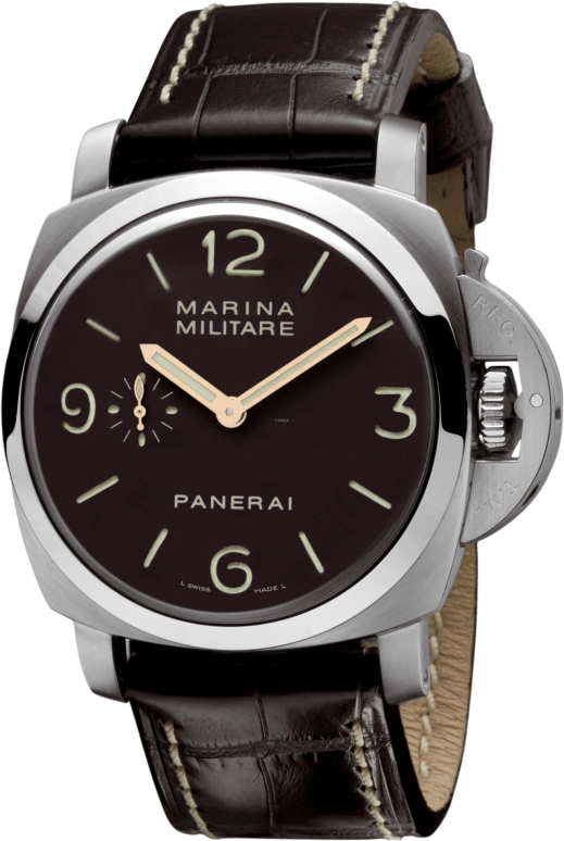 Panerai,Luminor 1950 47mm,47mm,Stainless Steel,Brown,Handwound,192hours,Sapphire,PAM00267